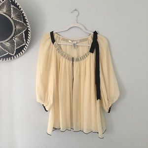 DVF silk blouse